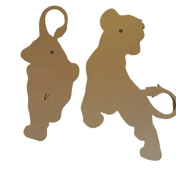Set Of 2 Disney The Lion King Simba & Nala Wall Decorations 15" x 9 1/2" - Picture 4 of 8